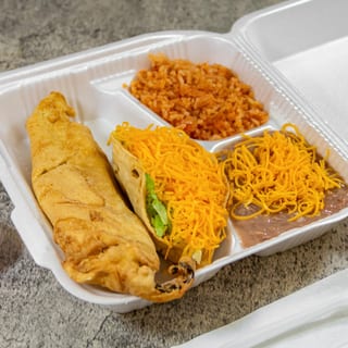 Taco (1), Chile Relleno (1)