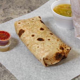 #7 Meat & Rice Burrito